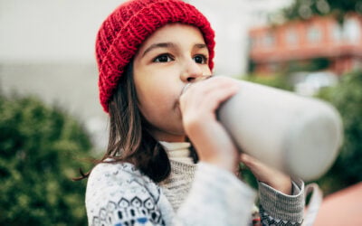 Clean a plastic water bottle without a brush
