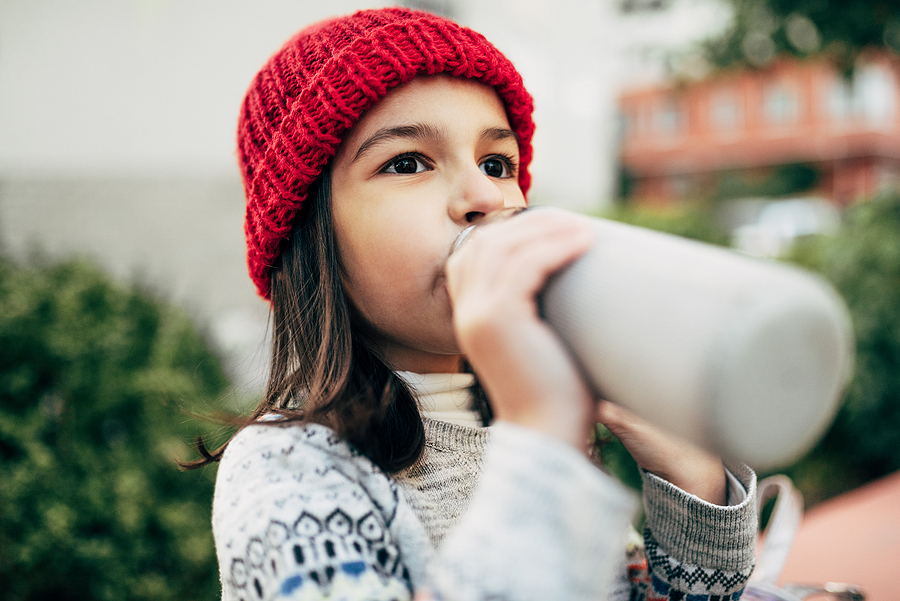 Clean a plastic water bottle without a brush